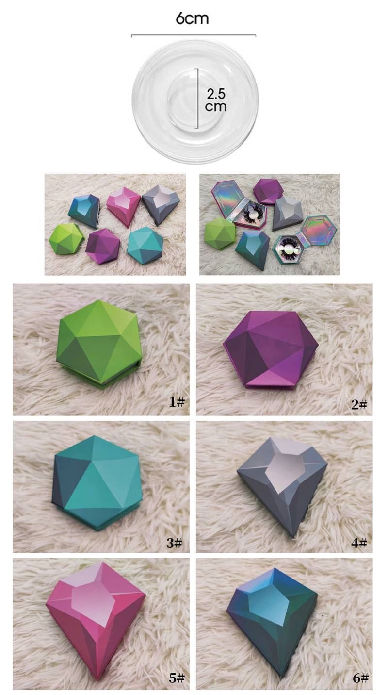 prismatic eyelash boxes