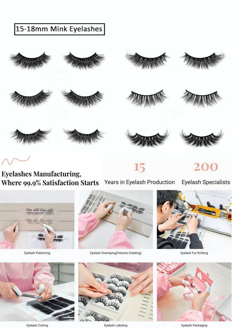 MINK LASHES-15MM