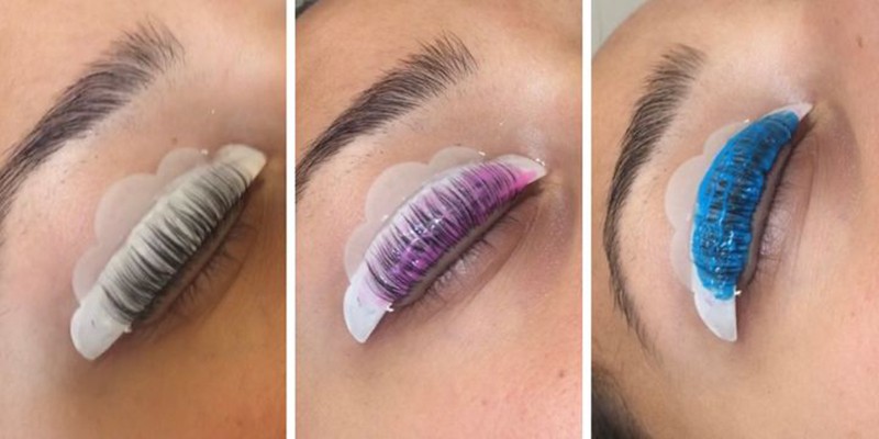 color lash lift color lash lift